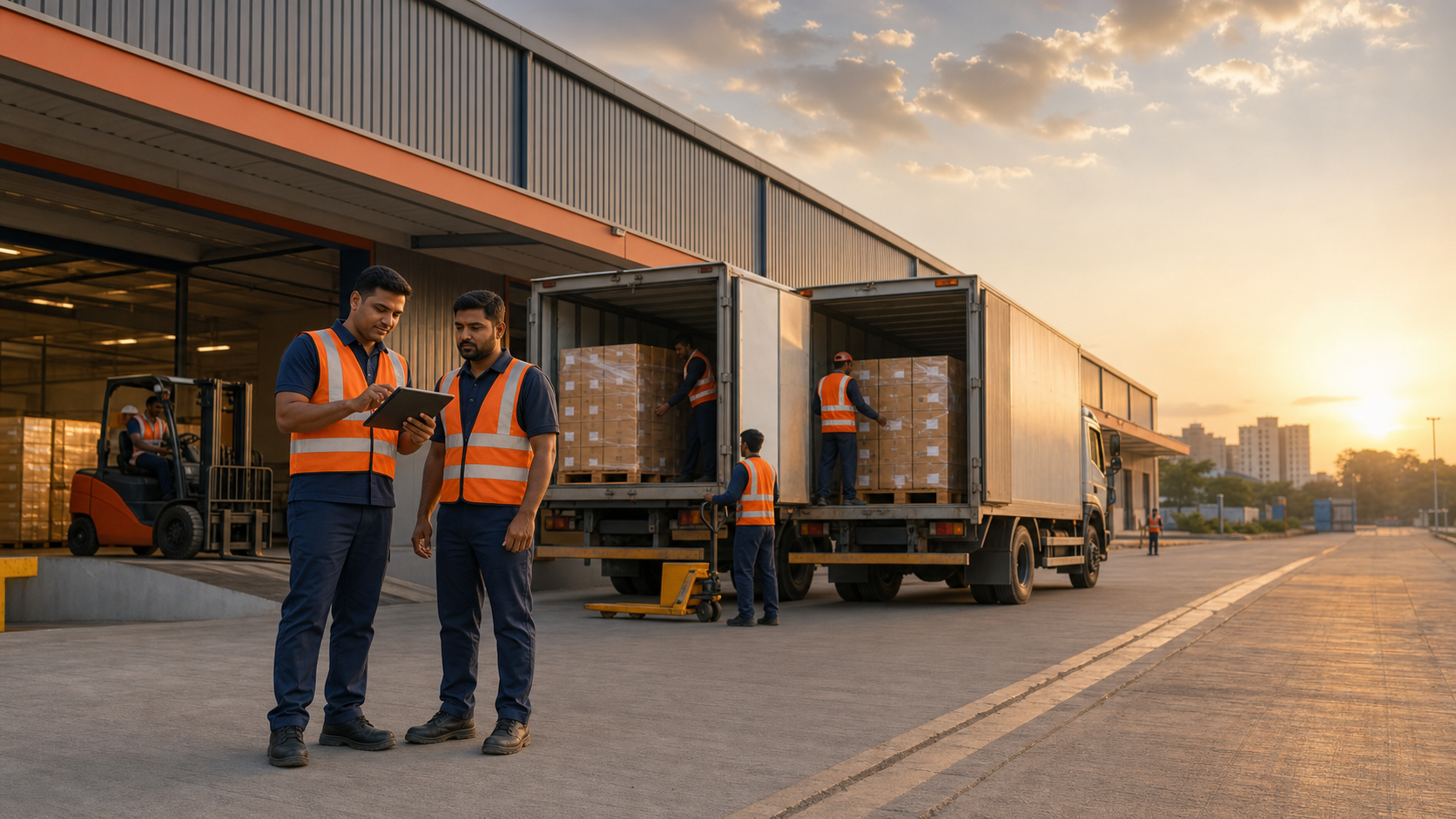 Coordinated edible oil delivery operations